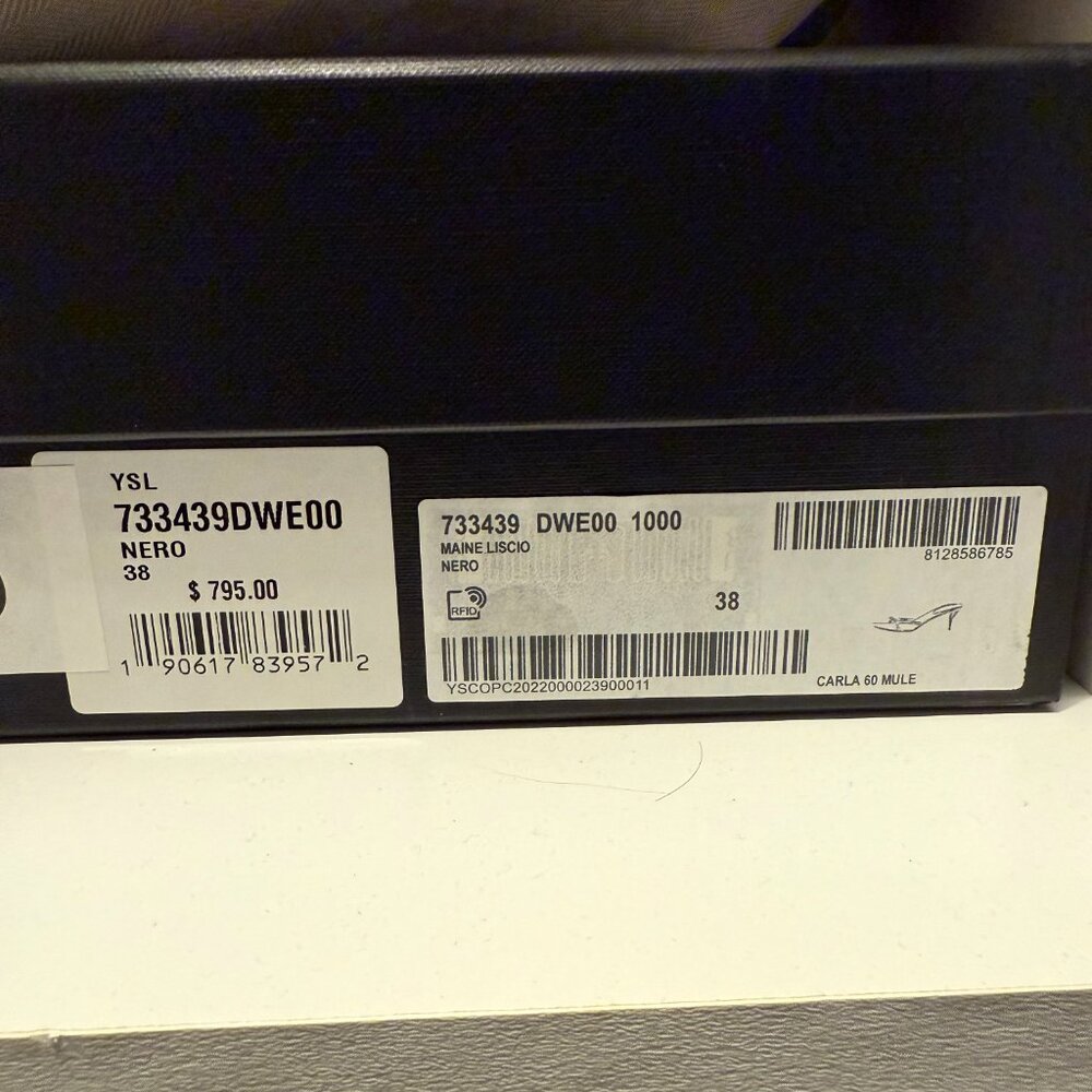 Saint Laurent Carla Kitten Heels Black - Picture 2 of 6